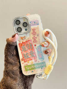Kabarton iPhone Case with Lens Protection And Lanyard Creative Design Suitable for Apple 15 16 pro Max Female Users 14 pro