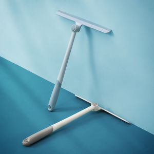 360° Rotating T-Type Glass Window Cleaner Bathroom Mirror Single-Sided Home Use Mini Scrubber for Bathroom Windows And Mirrors