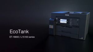 เครื่องพิมพ์พิมพ์A3 สแกนA3 ถ่ายเอกสาร A3 แฟ็กซ์ Epson EcoTank L15150 Wi-Fi Duplex All-in-One ฟรีหมึกแท้กันน้ำ 1 ชุด