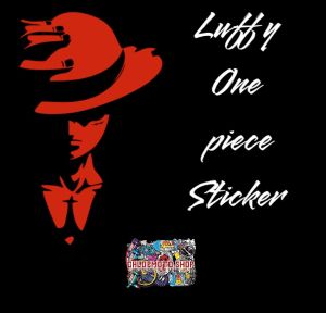 Luffy one piece motorcycle sticker