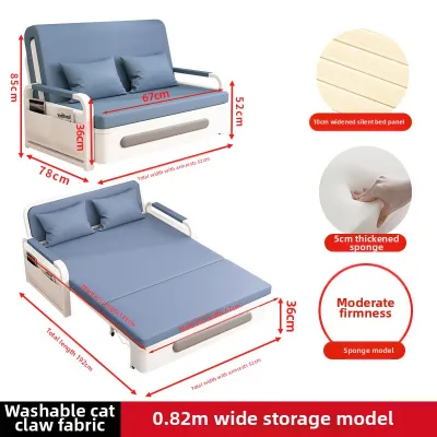 Extendable Sofa Bed Multifunctional Single Bed
