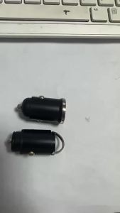 Bộ Sạc Xe Hơi Mini Pull Ring 100W Hai Cổng USB Type C Sạc Nhanh Cho iPhone Samsung Huawei Xiaomi - Sạc Điện Thoại Trên Ô Tô