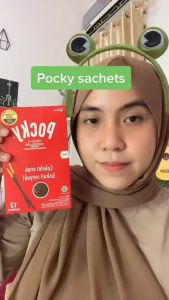 4PCS Pocky Sachet Chocolate Biskuit Stik Salut Krim Cokelat