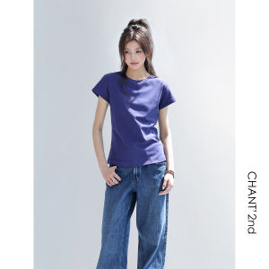 CHANT2nd | Summer Slim Fit Short Sleeve T-Shirt