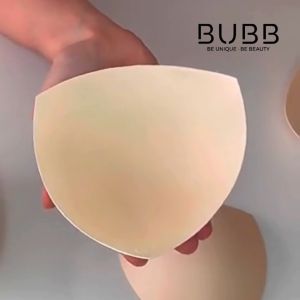 1 Pair Triangle Sponge Bra Pads Women Removable Breathable Inserts Invisible Push-Up Support Swimsuits Bikinis (BUBB Store)