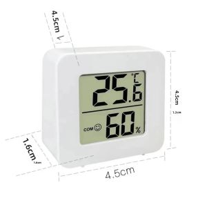 Đồng Hồ Điện Tử Đa Chức Năng Nhiệt Kế Máy Đo Độ Ẩm Trạm Thời Tiết Có Màn Hình LED Báo Động Để Đo Nhiệt Độ Độ Ẩm Tại Nhà