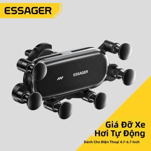 Essager | Essager 6 Điểm Trọng Lực Giá Đỡ Điện Thoại Ô Tô Lỗ Thông Khí Kẹp GPS Gắn Chân Đế Đứng Dành Cho iPhone 14 Samsung Xiaomi Giá Đỡ Điện Thoại Thông Minh hỗ Trợ