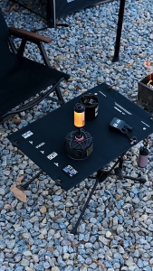 CampBoost SHINETRIP Lightweight Fabric Camping Table Meja Camping Folding Table Camping Meja lipat