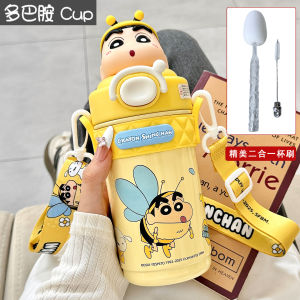 Túi Đựng Đồ Ăn Trưa Bằng Thép Không Gỉ 316 Dung Tích Lớn Dễ Thương Cho Học Sinh Túi Đựng Nước Có Van Châm Bi Có Thể Giữ Nhiệt