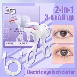 【Grilrigrin】 New Electric Eyelash Curler Frameless Intelligent Temperature USB Rechargeable Heated Curler Natural Curling Eye Lashes Makeup Tools ﻿