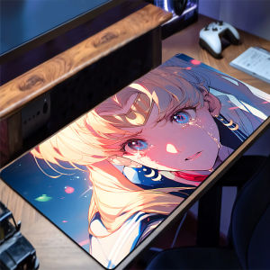 Bandai | S-Sailor Moon 90x40cm Lớn Anime Miếng Lót Chuột Kawaii Game Thủ Máy Tính Để Bàn Thảm Cao Su Phụ Kiện Chơi Game Bàn Phím Bàn Thảm