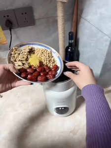 1000ML⚡ เครื่องทำน้ำเต้าหู้ 20 ใบมีด เครื่องทำนมถั่วเหลือง เครื่องบดอาหารเด็ก น้ำนมถัวเหลืองอเนกประสงค์ การจองอัจฉริยะ 24H เครื่องทำนมถั่วเหลืองธัญพืช น้ำธัญพืช