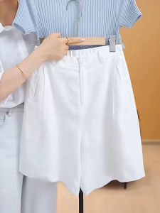 MEITESIJIAONU | Quần Short Linen Cao Waisted Dáng Rộng