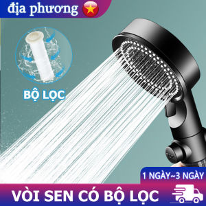 Vòi sen tăng áp phòng tắm có chức năng lọc mười chế độ dòng nước bộ vòi sen bền đa chức năng bao gồm vòi sen và giá đỡ vòi sen