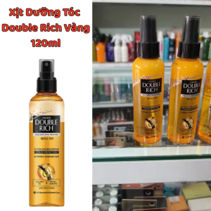 Xịt Dưỡng Tóc Double Rich Chuyên Sâu Cho Tóc Nhuộm 120ml nhỏ gọn tiện lợi.