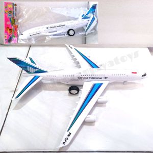 Mainan Pesawat Dorong Tanpa Baterai Panjang 42 cm