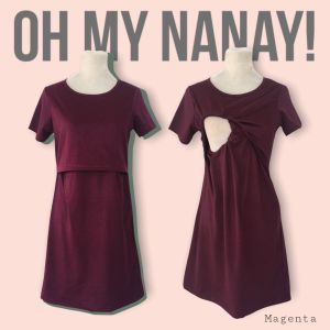 OH MY NANAY - Basic Maternity and Nursing Breastfeeding Dress w/ SIZES