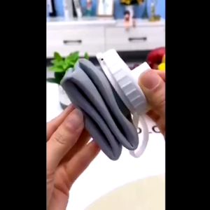 600ml Silicone Folding Water Bottle Easy Carry Collapsible Outdoor Sport Water Bottle Leak Proof Reusable Travel Tools