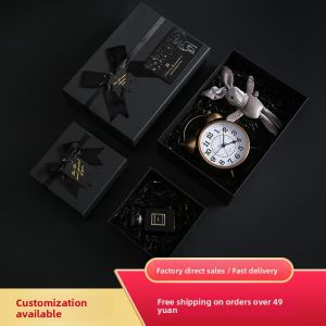 Black Large Empty Gift Box Beautiful Butterfly Knot Birthday Gift Box Souvenir Box Elegant Packaging for Special Occasions