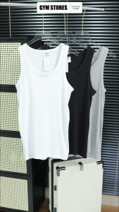 Áo Ba Lỗ Nam GYM THUN GÂN CỔ TRÒN CO Giãn Tốt – Cotton Mềm MịnThấm Hút Mồ Hôi Tốt –  FOM Ôm Body