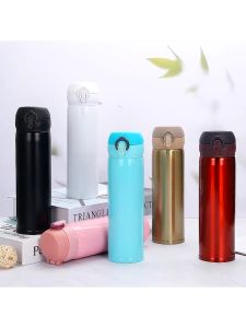 Tumbler Minum NIAGARA Stainless 500ml Botol Aesthetic Termos Air Panas Mini Polos Wadah Es Batu Tremos Lock n Lock Tempat Tahan Dingin