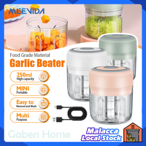 MEEVIDA Wireless Garlic Machine 250ML Mini Electric Garlic Cutter Handheld Food Chopper Waterproof Meat Grinder Kichen Tool