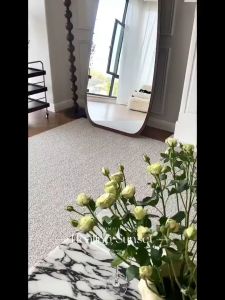 Full-length mirror Floor mirror Wall hanging mirror clothing store fitting mirror drip shaped mirror