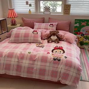 Kiss Dear | Warm Flannel Cotton Bedding Set