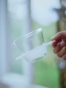 Suitable for Orea Type-B Coffee Glass Filter Cup Replaceable Edible Silicon Resin Combination Cup Saucer