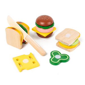 Child Wooden Pretend Play Kitchen Toy Set