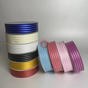[3cm x 50 Yards] Striped Ribbon | Gift Wrapping Ribbon for Flowers Bouquets Packaging Supplies