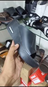 Sandal Wedges Wanita Model Slop Sendal Hak Lebaran 2025 Size 37 - 40 Sandal Wanita Korea Style