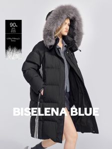 BEIQIANI | Warm Fox Fur Collar Down Jacket