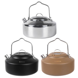 Compact 1L Camping Teapot Lightweight Kettle for Boiling Water Perfect for Hiking and Outdoor Cooking