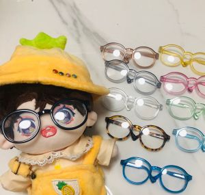 High Transparency Cotton Doll Glasses, Pet Sunglasses Toy Doll, BJD Photography Props, and 20cm Plushie Eye Wear Accessories