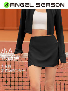 Váy Cầu Lông Angel Season Váy Tennis Thể Thao Nửa Thân Váy Yoga Nữ Váy Bóng Chày Chống Ánh Sáng Váy Thể Thao Mùa Thu 2024