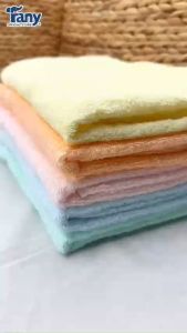 FANY Soft Cotton Baby Towels 60x120cm - Absorbent Bath Towels in Multiple Colors