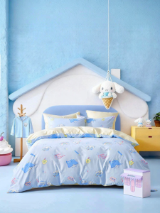 Mercury | Cotton Cartoon Childrens Bedding Set Antibacterial