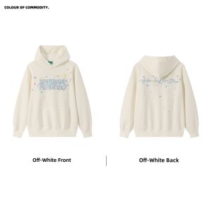 JNXS | Hooded Loose Embroidery Sweatshirt Jacket