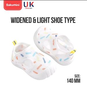 Sakumini Sepatu Kasual Jaring Anak Slip On Sneaker Shoes Toddler