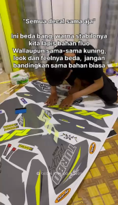 Decal Aerox Alpha Sticker Dekal variasi full body premium bebas custom kombinasi cutting fluo