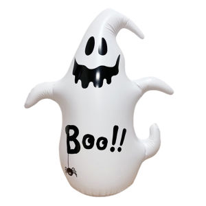 1 Ghost Tumbler Inflatable Decorations Halloween Decorations White Ghost Tumbler Suitable for Holiday Indoor and Outdoor Decoration Inflatable Water Filling