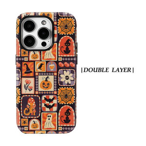 Halloween Patch For Magnetic Phone Case for IPhone 17 16 15 14 13 Pro Max Plus Single Double-layer tough Case