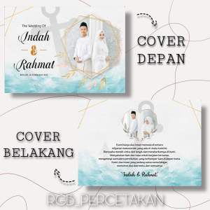 Buku tamu pernikahan / Wedding guestbook / Buku tamu pernikahan custom (Hardcover)