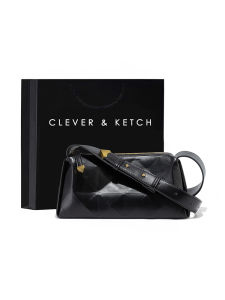 Black Pillow Shaped Womens Bag Underarm Single Shoulder Bag Fashionable Versatile New 2025 Official Website C&K Bag