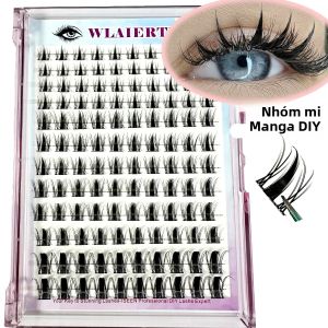 12 Hàng Mi Giả Cosplay 3D Nhọn Tự Làm Cá Nhân Kiểu Manga Mềm Mại Tự Nhiên Anime Dán Mi Làm Thủ Công Trang Điểm