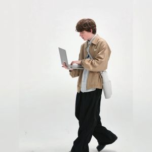 MAh 2023 mới đơn giản thường ngày chất liệu da PU đi lại Túi Đưa Thư Đeo Vai