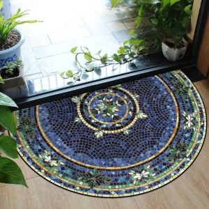 VIKAMA สไตล์ชาติพันธุ์อเมริกันยินดีต้อนรับพรมปูพื้นพรมห้องนั่งเล่นพรมดูดซับกันลื่นในห้องน้ำตกแต่งบ้าน