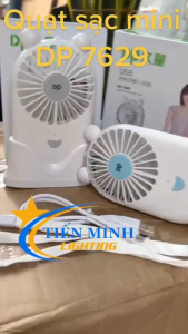 Quạt mini cầm tay DP-1430/DP-7628/DP-7629 sạc tích điện NHỎ GỌN MANG ĐI DU LỊCH ĐI CHƠI THOẢI MÁI