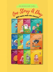 Combo Sách One Story A Day - 365 ngày phát triển trí tuệ và nuôi dưỡng tâm hồn - Bản song ngữ kèm file Audio